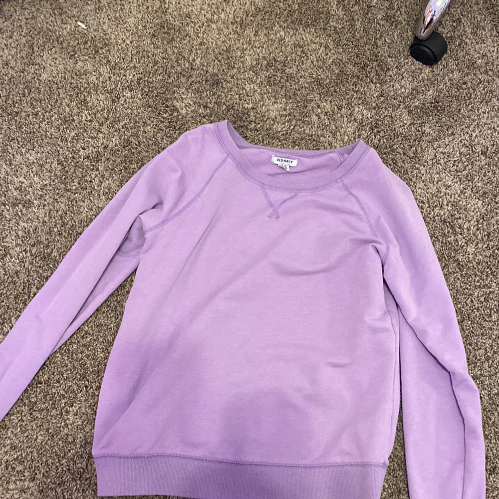 Purple old navy crew neck/ long sleeve , barely worn